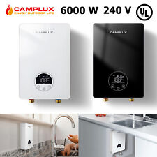 Camplux Electric Water Heater 6kW 240V w/Touch Control Tankless On Demand Boiler picture