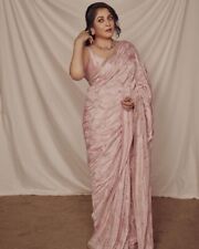New Indian Saree Sari Party Bollywood Tamanna Pakistani Designer Ethnic Wedding picture
