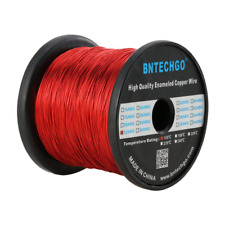 BNTECHGO 22 AWG Magnet Wire 5 lb Spool Coil Red 155℃ Temp Rating picture