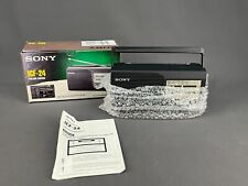 Vtg New / NOS Sony ICF-24 FM/AM Radio 2 Way Power in box picture