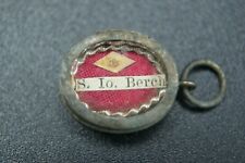 † 19TH JOHN BERCHMANS JESUIT RELIQUARY 1 RELIC SOCIETY OF JESUS WAXSEAL ITALY † picture