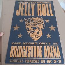JELLY ROLL LIVE IN NASHVILLE 2022 GIG POSTER picture