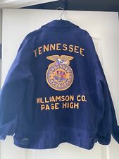 Vintage 80s FFA Corduroy Tennessee Jacket Size 40 picture