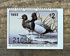WTDstamps - 1993 SOUTH DAKOTA - State Duck Stamps - Mint OG NH picture