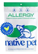 Native Pet Allergy | Natural Chicken Chews for Dog Probiotics 60 Count Pouch.2 picture