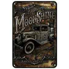 White Lightening Moonshine Vintage Novelty Metal Sign 12