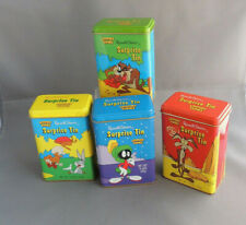 Looney Tunes Russell Stover Collectible tins All w/original stickers & figures picture