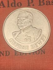 1898 Admiral George Dewey Defeats Spanish Fleet At Battle Of Manila Bay Medal picture
