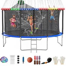 12FT Trampoline for Kids and Adult Large Outdoor Trampoline with Basketball Hoop picture