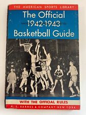 Vintage Sports The Official 1942-43 Basketball Guide by A.S. Barnes & Company picture