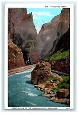 c1930s Grand Canon of the Arkansas River Colorado CO Unposted Postcard picture