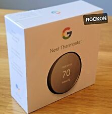 Google Nest Smart Thermostat, Charcoal - GA02081-US, Latest Model FACTORY SEALED picture