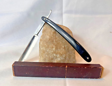 Antq Giesen & Forsthoff Timor Straight Razor Dutch Pt Extra Hollow Chipped W/BOX picture