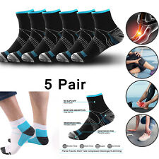 Compression Socks Ankle Support Sleeves Brace Foot Pain Relief Plantar Fasciitis picture