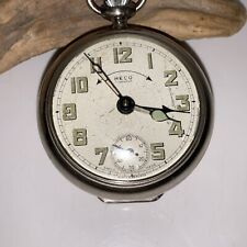 Heco Alarm Pocket Watch | Vintage Swiss Made, | For Repair Or Parts picture