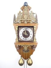Zaanse Vintage Antique Dutch Wall Clock 8 day GONG (Friesian WUBA Warmink Era) picture