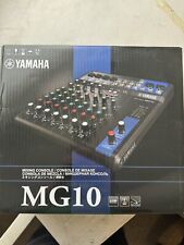 Yamaha MG10 10-Channel Mixing Console +48v Phantom Power & XLR Balanced Outputs picture