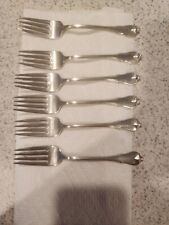 WALLACE GRAND COLONIAL STERLING SILVER SALAD FORK 6 3/8