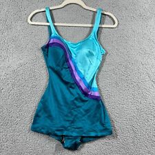 Vintage Sirena One Piece Swimsuit Womens Modern Size 6 Teal Green picture