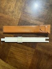 Keuffel & Esser 4055 Slide Rule with Leather Case Vintage picture