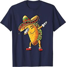 Funny Dabbing Taco Cinco De Mayo Who Loves Tacos Unisex T-Shirt picture