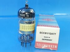 TELEFUNKEN SIEMENS ECC81 12AT7 VACUUM TUBE  EXTREMELY STRONG 1960s SINGLE picture