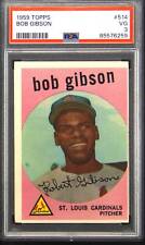 1959 Topps #514 Bob Gibson Rookie PSA 3 picture