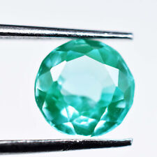 3.40 Ct Natural Parti Sapphire Round Cut IGL Certified Sri Lankan Gemstone picture