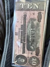 1864- $10 Dollars. Confederate State of America.nice bill For your Collection . picture