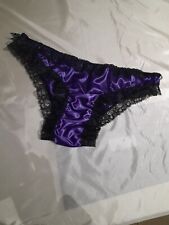 Frilly LINED Bikini Ladies Woman's CD/TV Panties Knickers Lingerie Sissy Satin picture