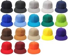 Original Plain Fitted Caps Flat Bill Hats [[ Hatco ]] Solid Colors ( New Item ) picture