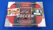 2022 Leaf Ultimate Soccer Factory Sealed Hobby Box 5 Auto/Box picture