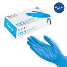 Karat Vinyl Powder-Free Gloves (Blue) - Large - 1,000 ct, FP-GV1008BLU picture