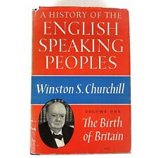 Churchill Birth Of Britain Pre-Publication Book Vol 1 Rare W/ Jacket 10003 picture