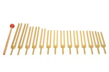 New GOLD 14 PC SET Meridian Tuning forks for Meridians & Organs-Sound Healing  picture