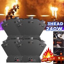 4PCS Fire Machine 3 Head DMX Flame Projector Stage Flame Thrower Jet 2-3 Meters picture