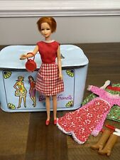 Vintage Mattel Barbie Stacey 1965 Japan Rooted Eyelashes w/ Case Clothes Rare picture
