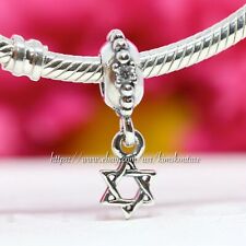 Authentic Sterling Silver  Star of David Charm 791167CZ **RETIRED** picture