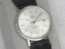 VINTAGE 34MM BUCHERER AUTOMATIC CHRONOMETER 25J STAINLESS WRISTWATCH, RUNNING picture