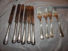 Vintage Gorham Sterling Silver Flatware Knives & Forks 10 Pieces Estate Find picture