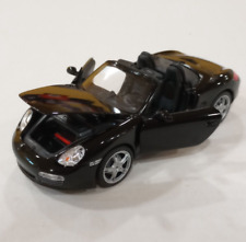 Welly 1/24 Scale Black Porsche Boxster S Convertible Diecast Model Car, #22479 picture
