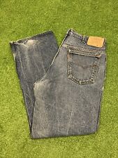 Vintage 80s Levis Orange Tab 517 20517-0217 Denim Jeans Boot Cut 36x30 Med Wash picture