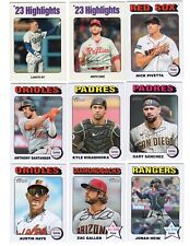 2024 Topps Heritage White Border Singles Complete Your Set You Pick QTY Discount picture
