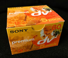 5 pack Sony Premium Mini DV 60 Minute Digital Video Cassette Tape DVM60PR3  picture