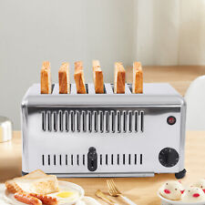 Commercial Stainless Steel 6 Slice Toaster Machine Cool Touch Toaster Electric picture