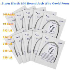 Dental Ortho Super Elastic Niti Arch Wire Round Ovoid Form for Bracket Braces CE picture