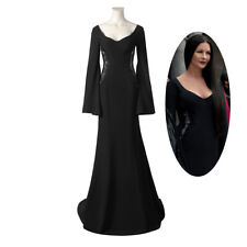 The Addams Family Morticia Addams Costume Cosplay Dress Women's Suit picture