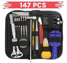 147 Pcs Watch Repair Kit Watchmaker Back Case Remover Opener Link Pin Spring Bar picture