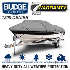 Budge 1200 Denier Waterproof Boat Cover | Fits Jumbo Hard Top Boats | 6 Sizes picture
