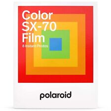 New Sealed Polaroid SX-70 Color Film for all Polaroid SX-70 Cameras - 8 Photos picture